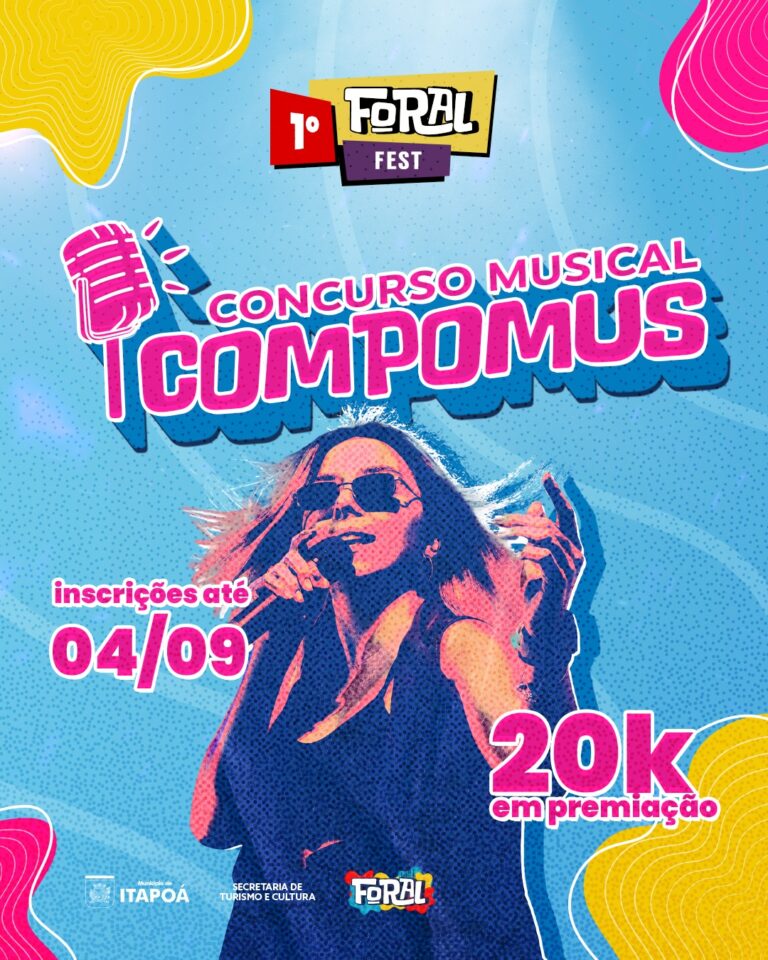 Itapoá abre inscrições para o Concurso de Músicas Autorais – COMPOMUS