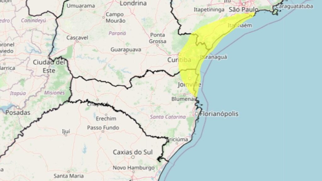 Alerta Amarelo Inmet 