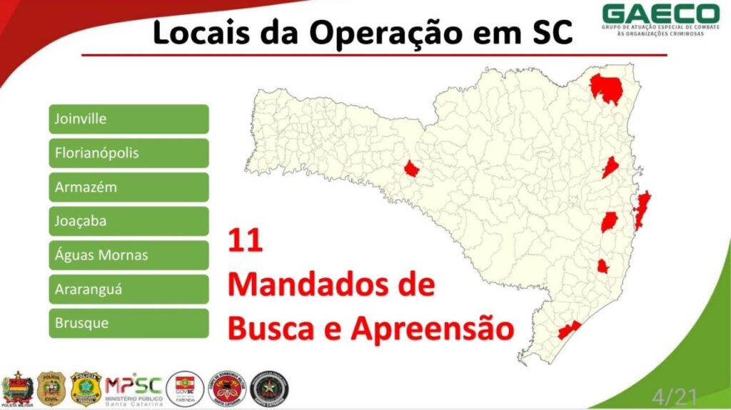 mapa de atuação policia militar ambiental