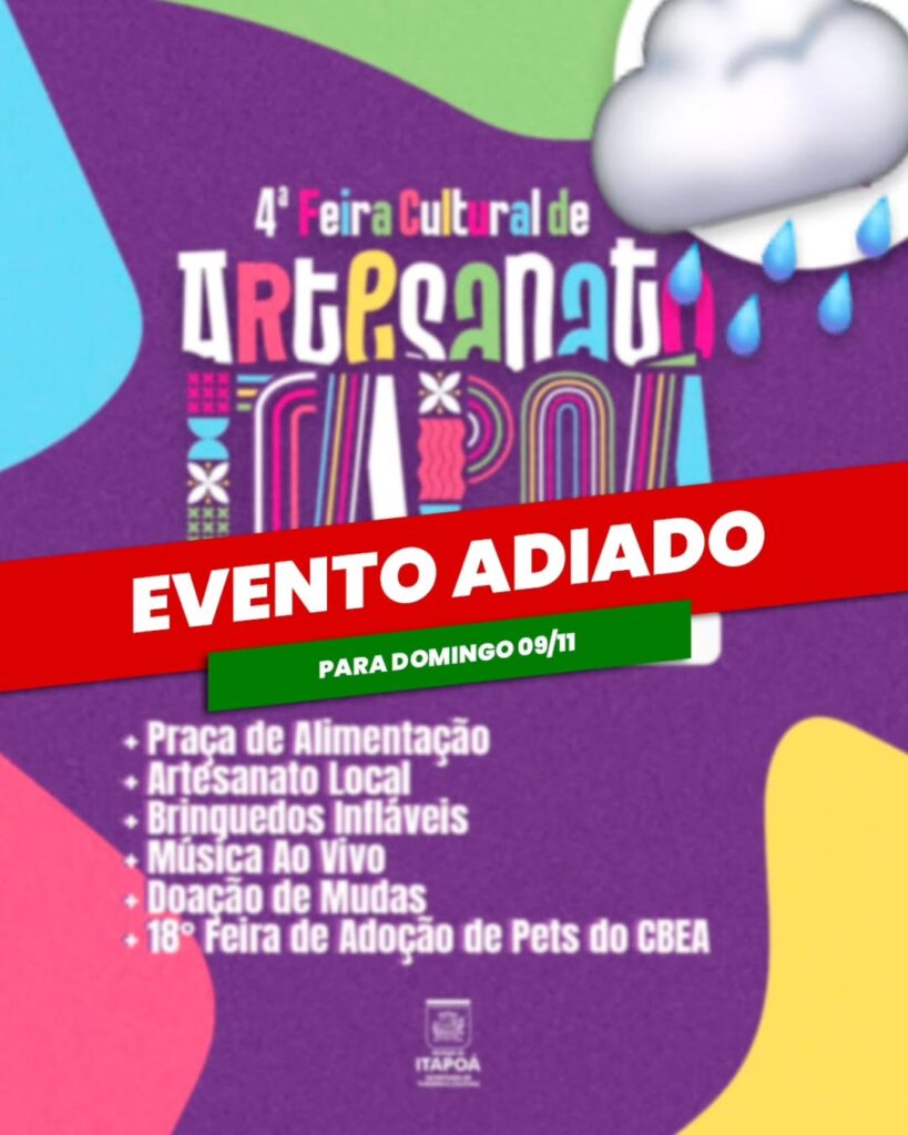 Evento Adiado Prefeitura Itapoá SC