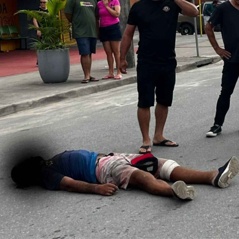 Homem é encontrado inconsciente após agressão na André Rodrigues de Freitas, em Itapoá