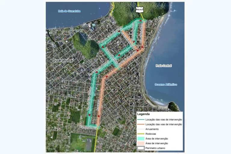 Guaratuba projeta binário de R$ 80 milhões para organizar o tráfego com a nova ponte