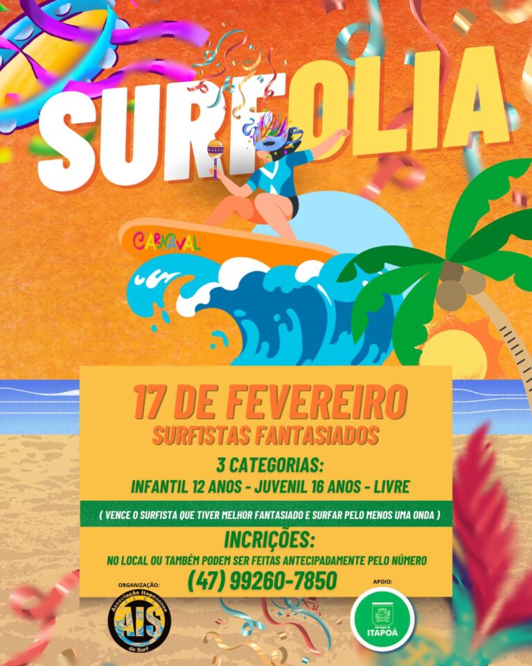 Surfolia do Carnareia promete unir fantasia e ondas no litoral