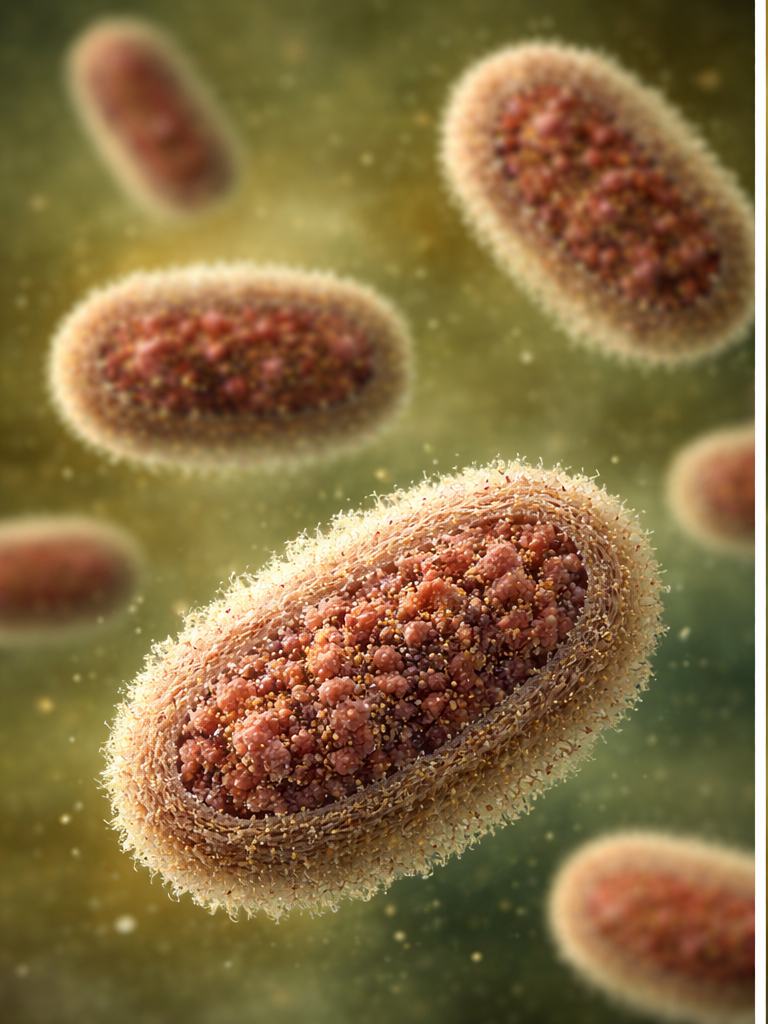 Mpox, imagem IA ilustrativa