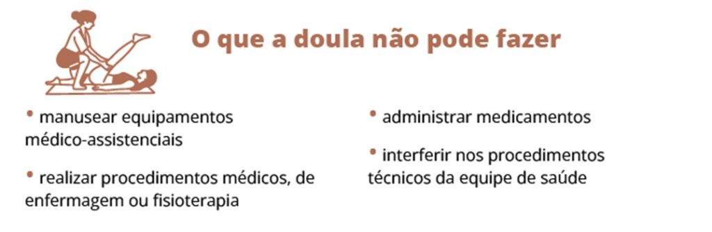 O que a doula não pode fazer