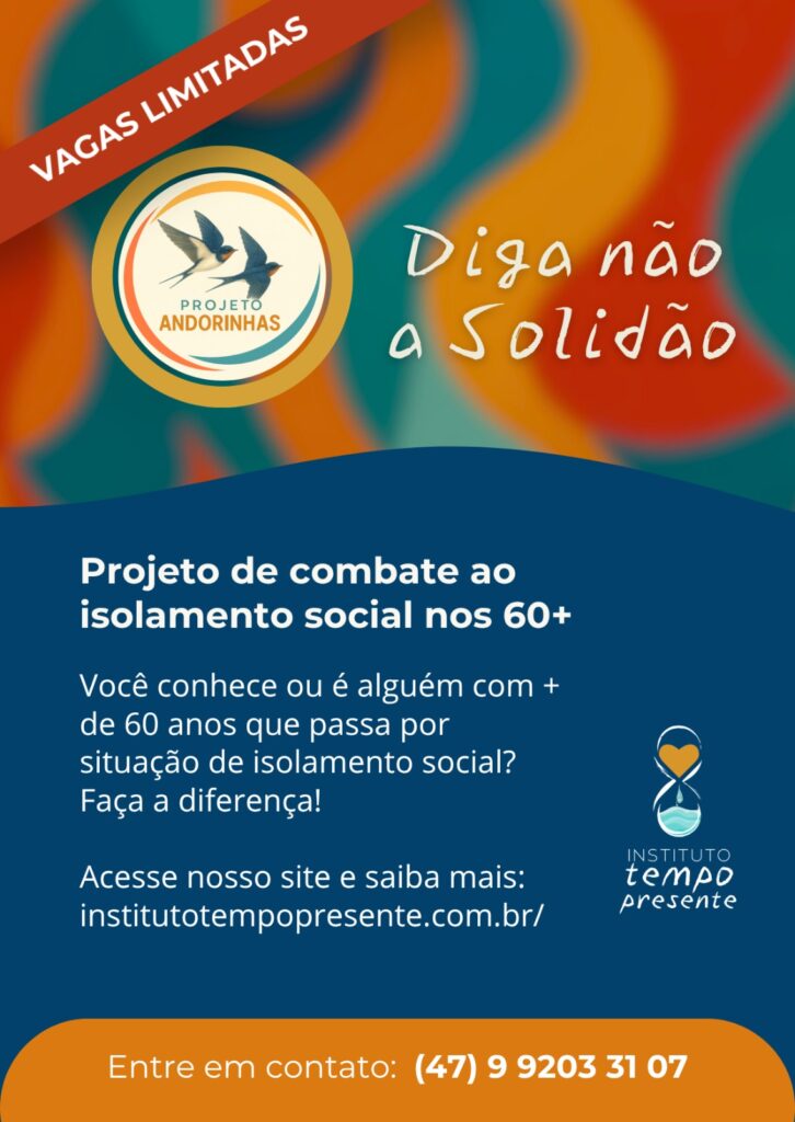 Projeto Andorinhas promove conexões para reduzir a solidão entre pessoas 60+

