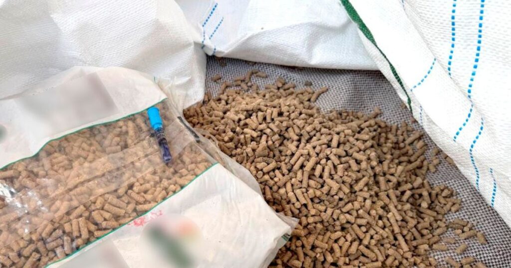 Receita Federal apreende carga com suspeita de cocaína em pellets de madeira no Porto Itapoá