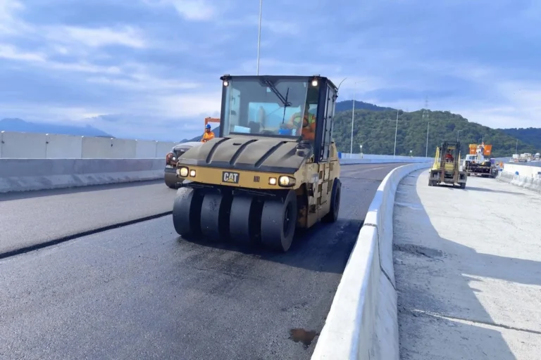 Ponte de Guaratuba aposta em tecnologia com pneus reciclados e reforça conexão com SC