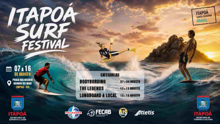 Itapoá vira palco de festival com quatro competições e R$ 145 mil em premiações