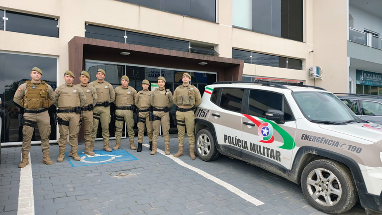 PMSC recebe seis policiais militares temporários para reforçar efetivo em Itapoá